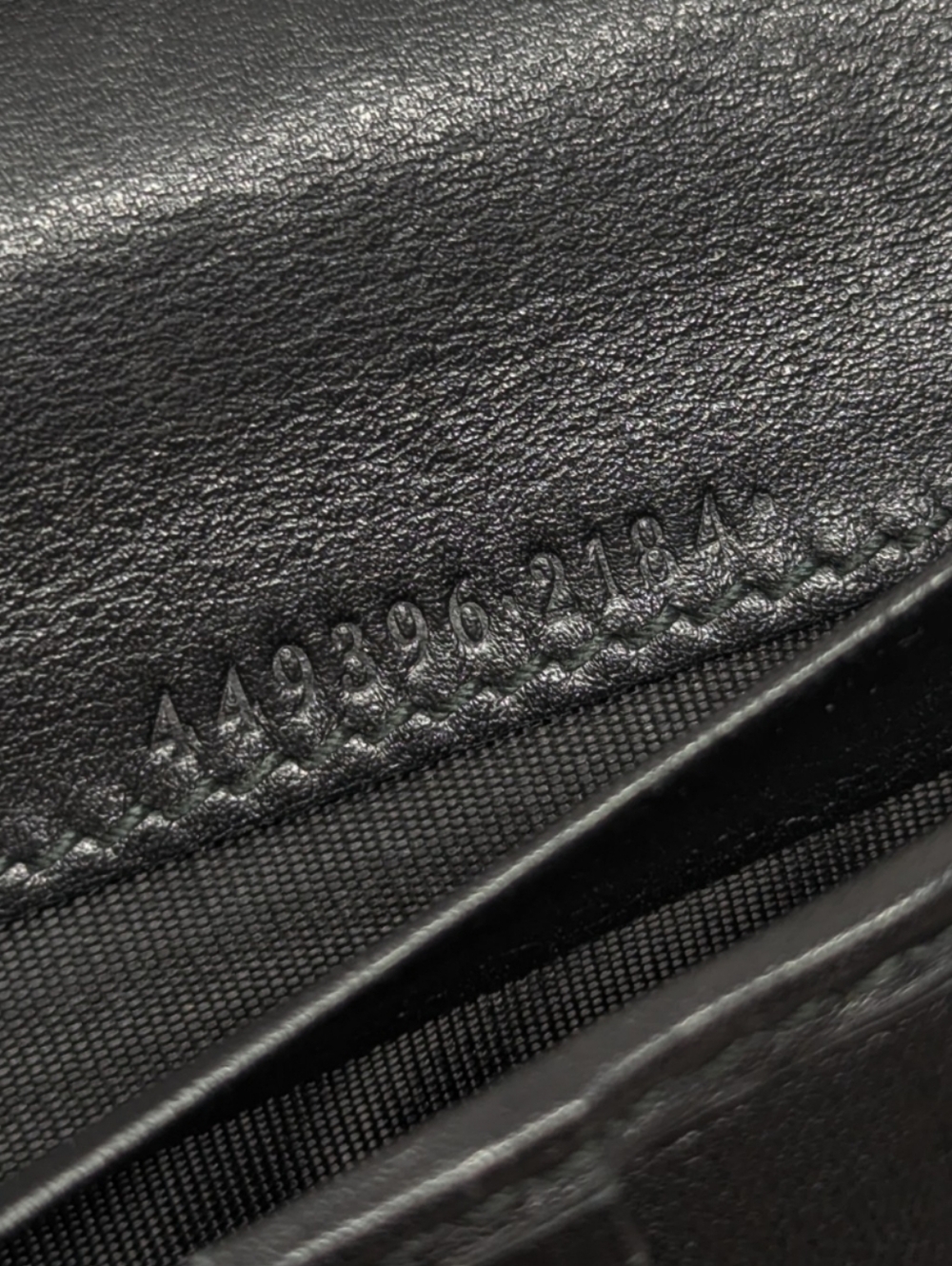 Gucci Guccisima Interlocking GG Monogram Black Leather Continental Wallet - Picture 10 of 13